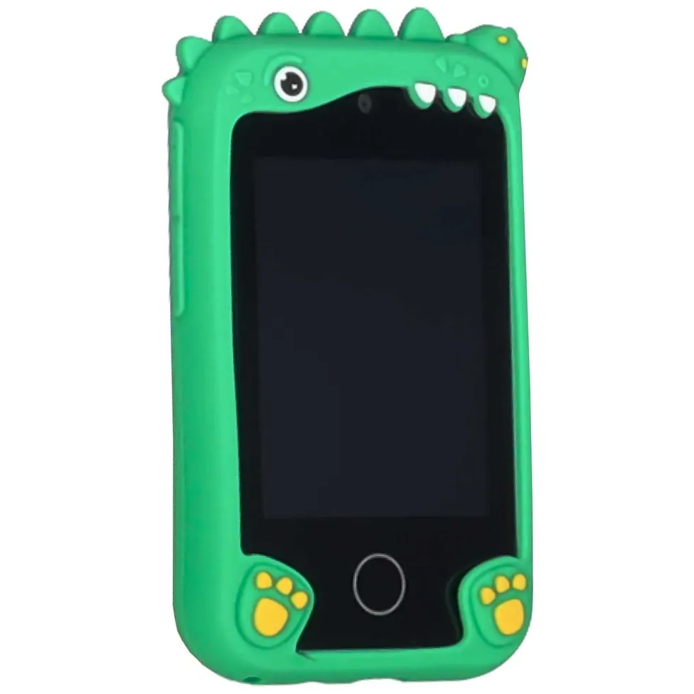 Interaktywny smartfon dla dzieci zielony dinozaur z aparatem i kamerą 8GB - obrazek 13