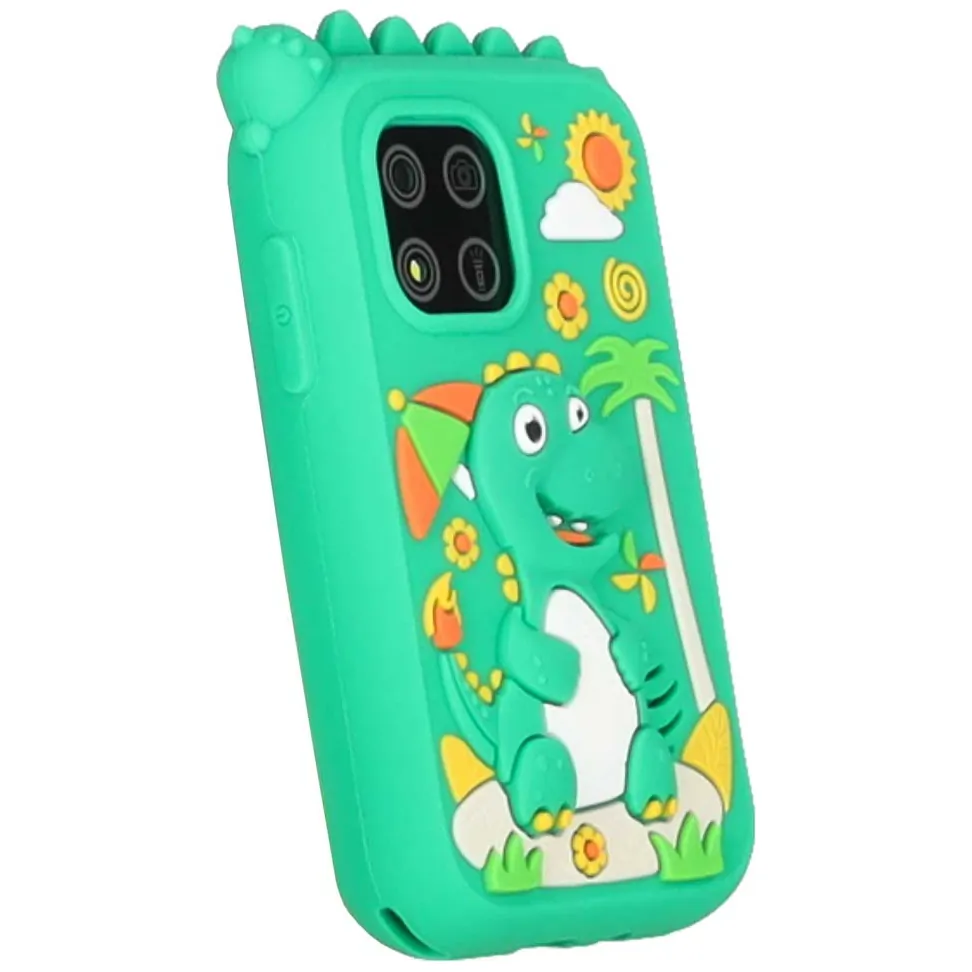 Interaktywny smartfon dla dzieci zielony dinozaur z aparatem i kamerą 8GB - obrazek 7