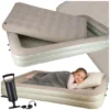 Łóżko dziecięce materac dmuchany do spania turystyczny pompka 140cm x 90cm