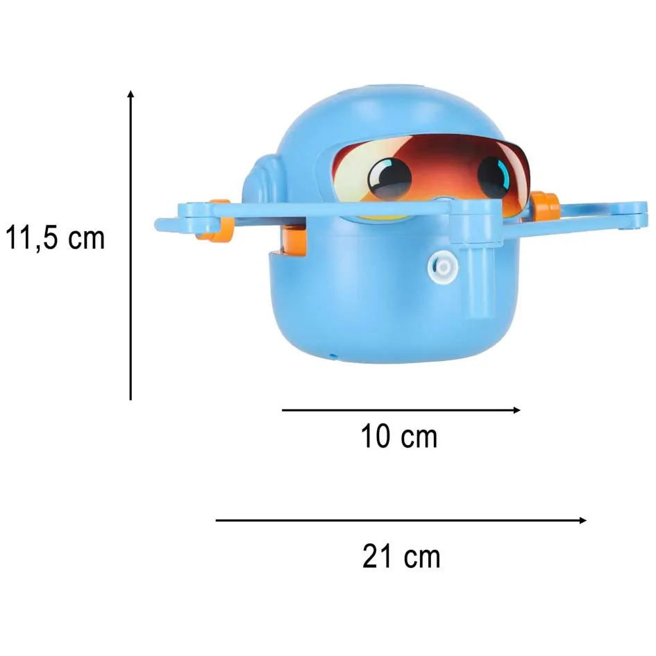 Interaktywny robot edukacyjny z fiszkami do nauki rysowania niebieski - obrazek 14