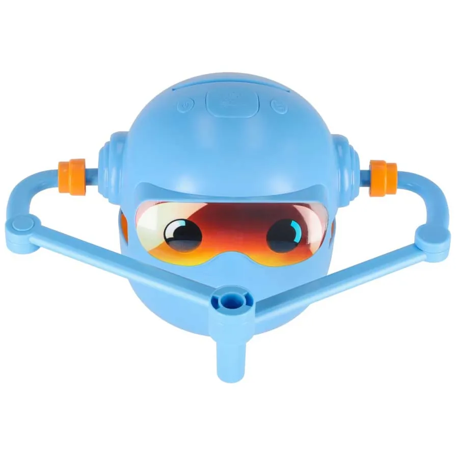 Interaktywny robot edukacyjny z fiszkami do nauki rysowania niebieski - obrazek 4