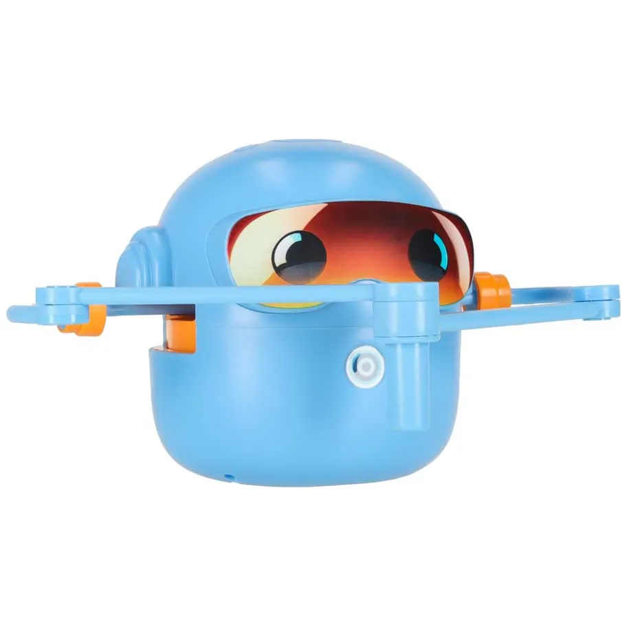 Interaktywny robot edukacyjny z fiszkami do nauki rysowania niebieski - obrazek 5