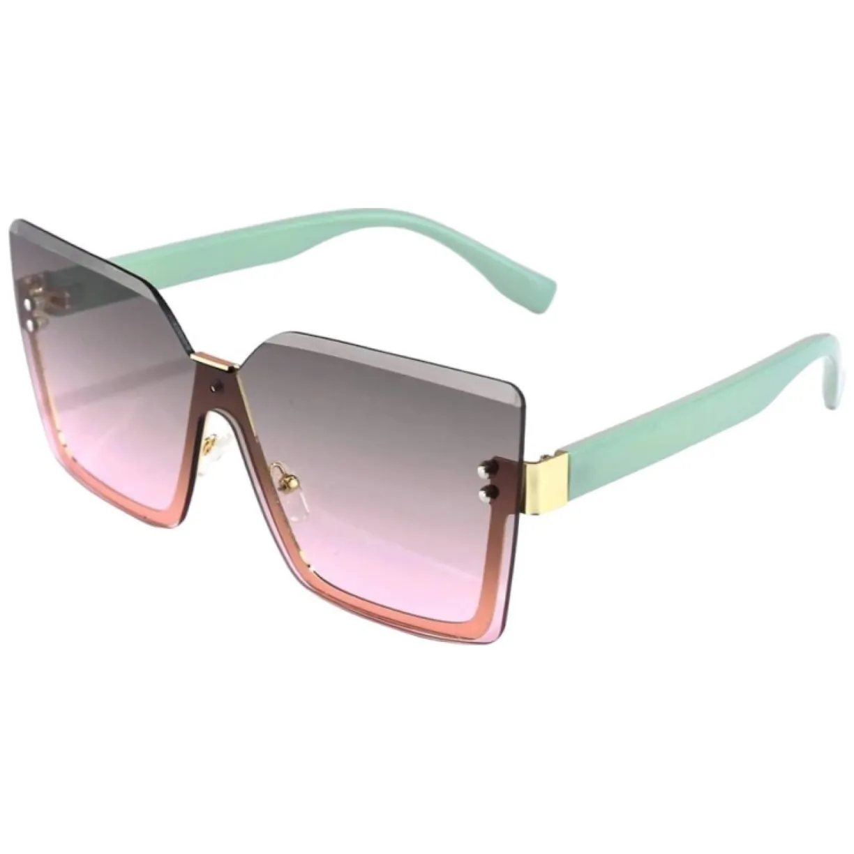 Okulary przeciwsłoneczne ELEGANT SQUARE OMBRE - obrazek 2