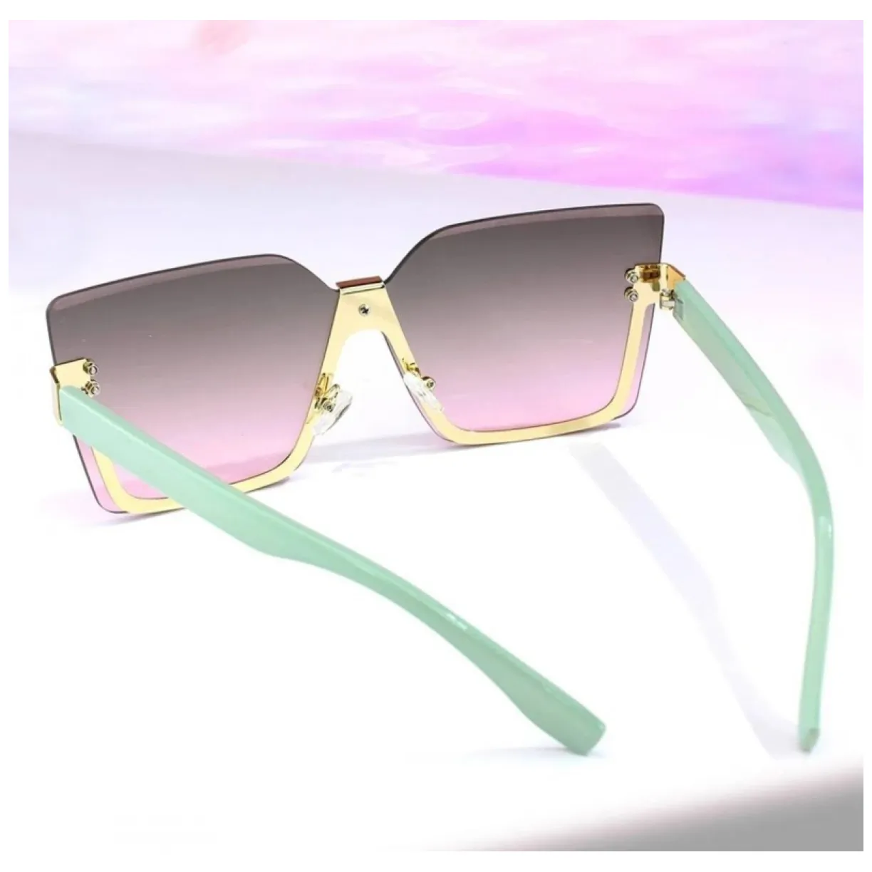 Okulary przeciwsłoneczne ELEGANT SQUARE OMBRE - obrazek 6