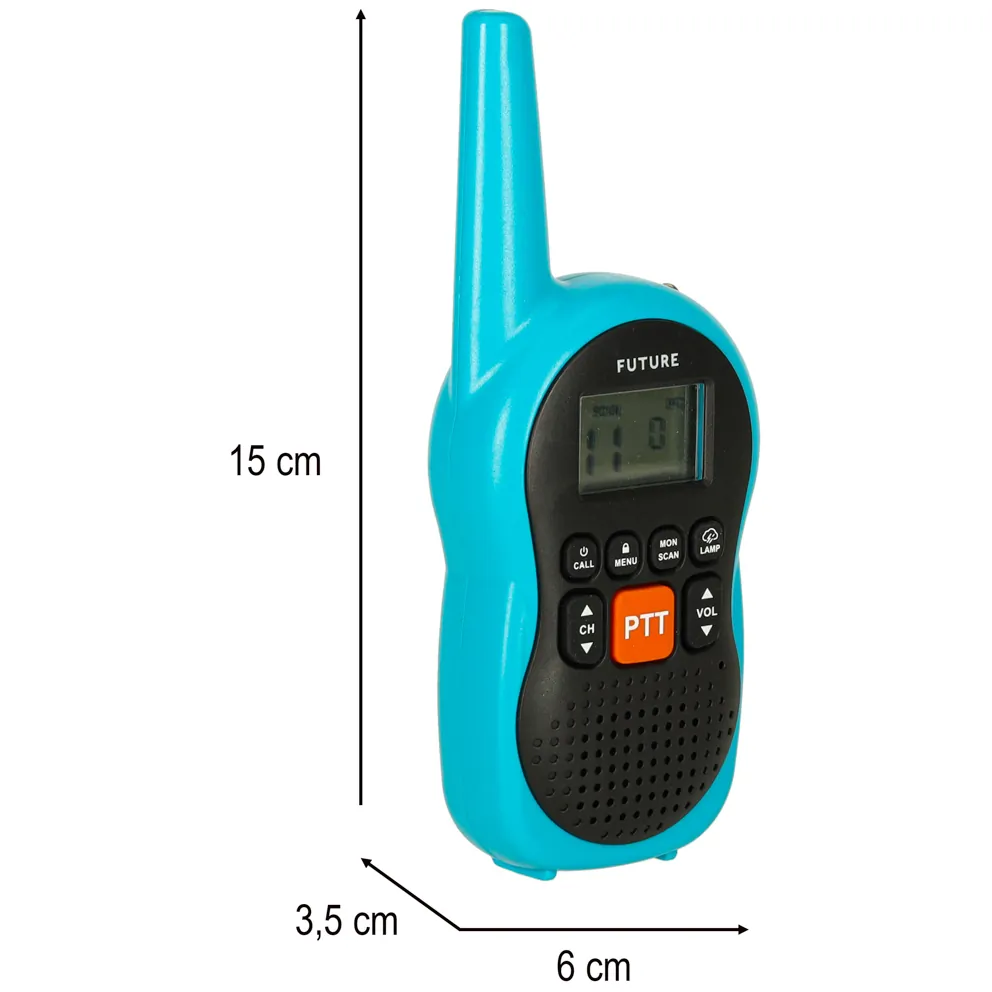 Walkie Talkie krótkofalówki dla dzieci zasięg 3km zestaw 2 szt. - obrazek 8