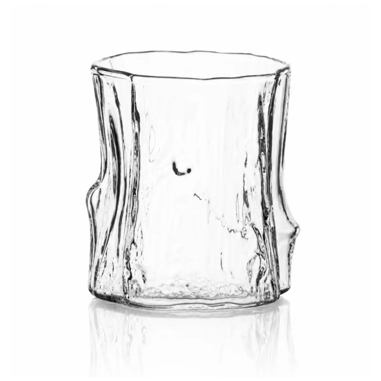 Szklanka 300ml Falowana, wzór drewna 1 szt do kawy, drinków, whiskey SZK208 - obrazek 2
