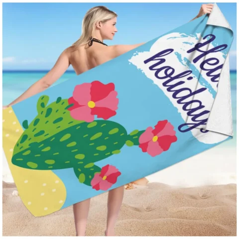 Ręcznik plażowy prostokątny HELLO HOLIDAYS 150x70 REC54WZ2