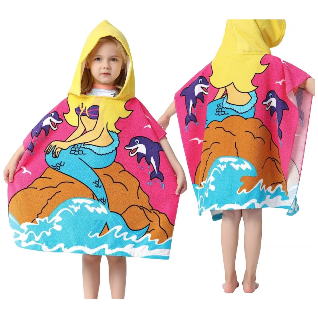 RĘCZNIK PLAŻOWY Peleryna dziecięca PEL01WZ17