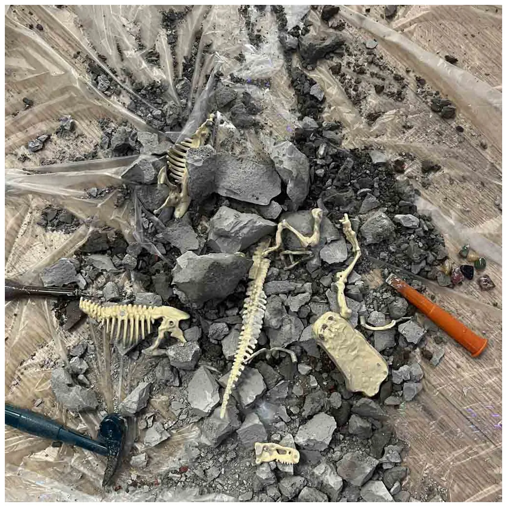 Zestaw edukacyjny: erupcja wulkanu i wykopaliska dinozaurów 2w1 - obrazek 16