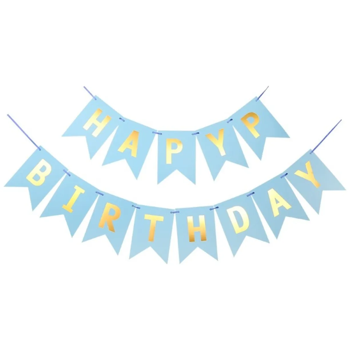 Girlanda Urodzinowa HAPPY BIRTHDAY 16 x 20 cm BLN13