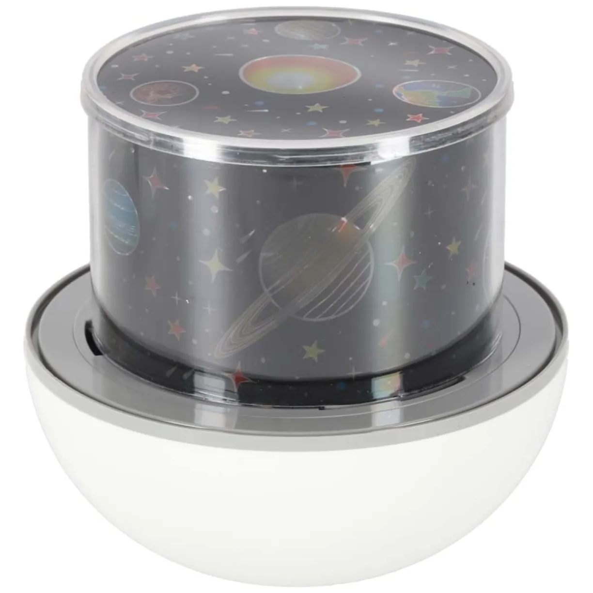 Lampka nocna LED USB projektor gwiazd obrotowa z 6 motywami i pilotem jelonek - obrazek 8