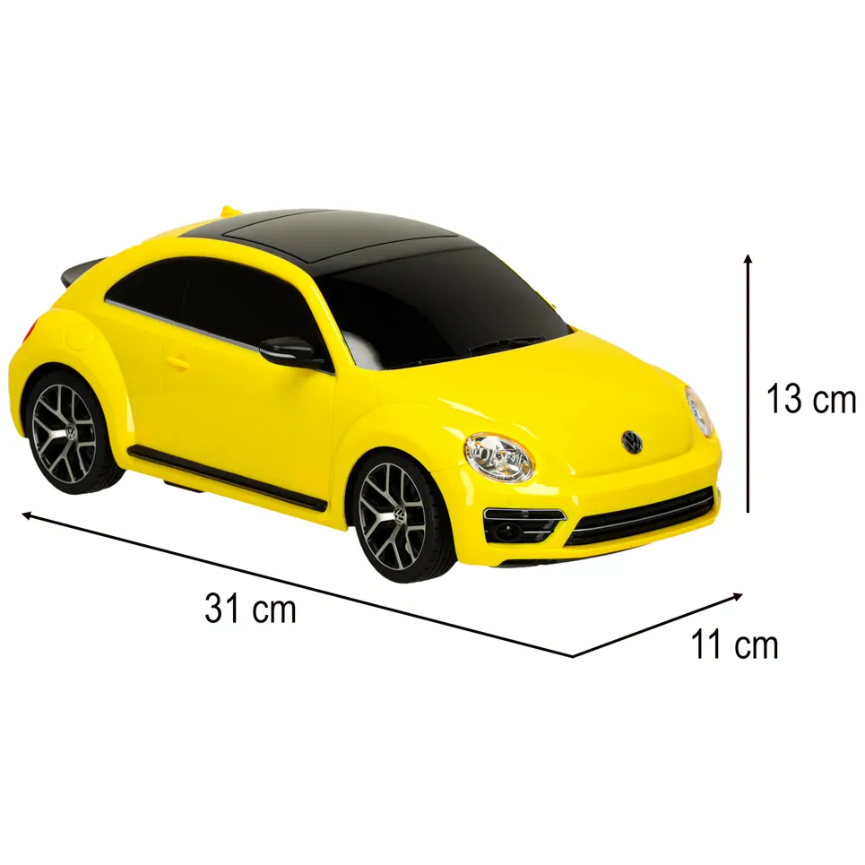 Samochód zdalnie sterowany Rastar 78000 Volkswagen Beetle 1:14 żółty - obrazek 8