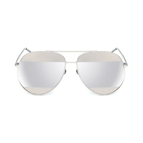 OKULARY LUSTRZANE AVIATORY - SREBRNE OK88WZ3