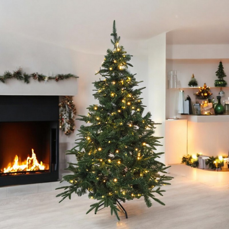 DUŻA CHOINKA SZTUCZNA PE+PCV jak żywa ŚWIERK 150 CM GĘSTA CHO05 - obrazek 4