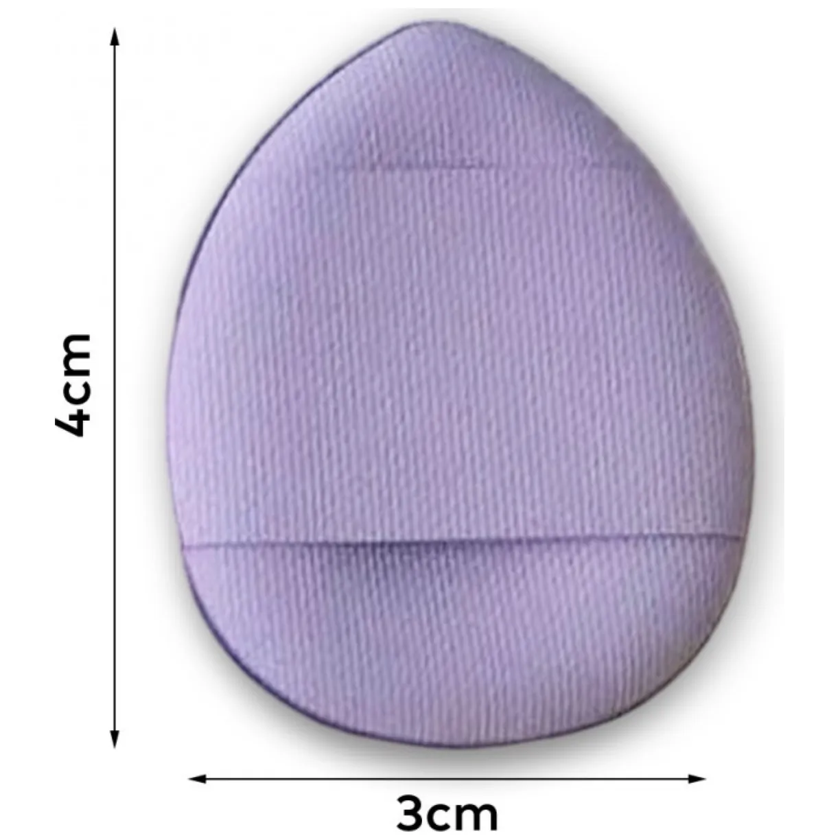 Mini puszek, gąbeczka na palec do makijażu 3x4 cm 2 szt GB18 - obrazek 5