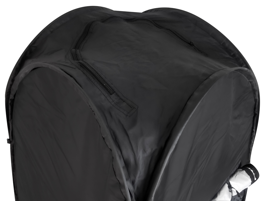 Namiot prysznic przebieralnia przenośne wc czarny - Image 7