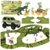 Tor wyścigowy dinozaury samochody XXL TRACK 240 elementów