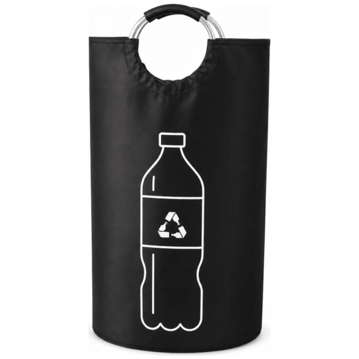 Organizer, materiałowy KOSZ na butelki plastikowe, uchwyt, 82L składany - obrazek 4