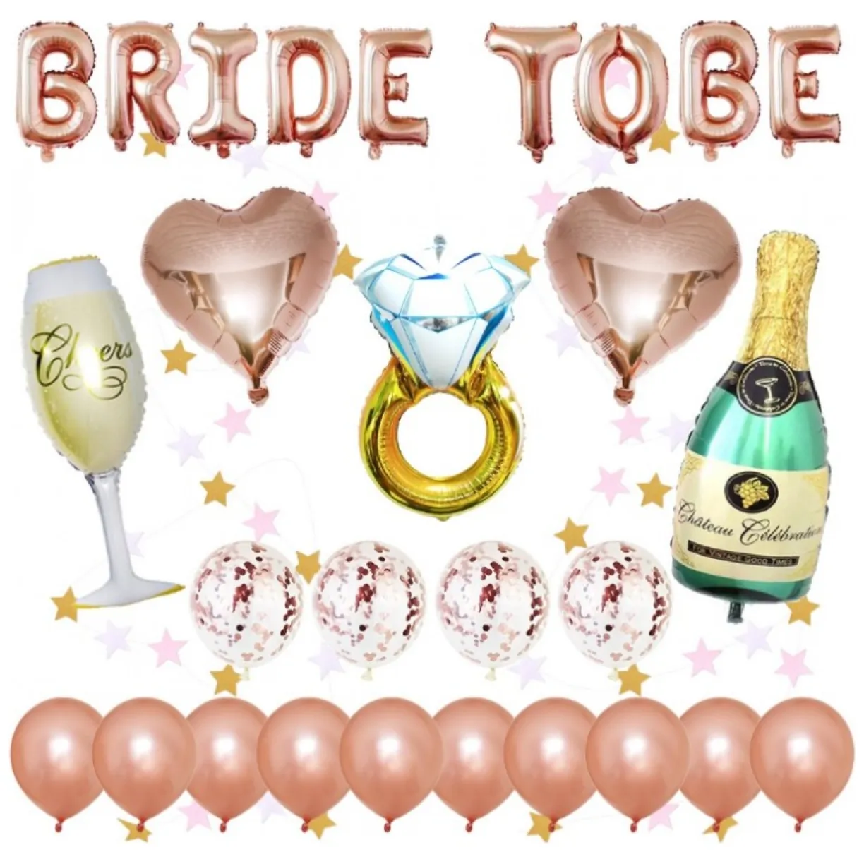 Zestaw Balonów Bride to Be BLN02