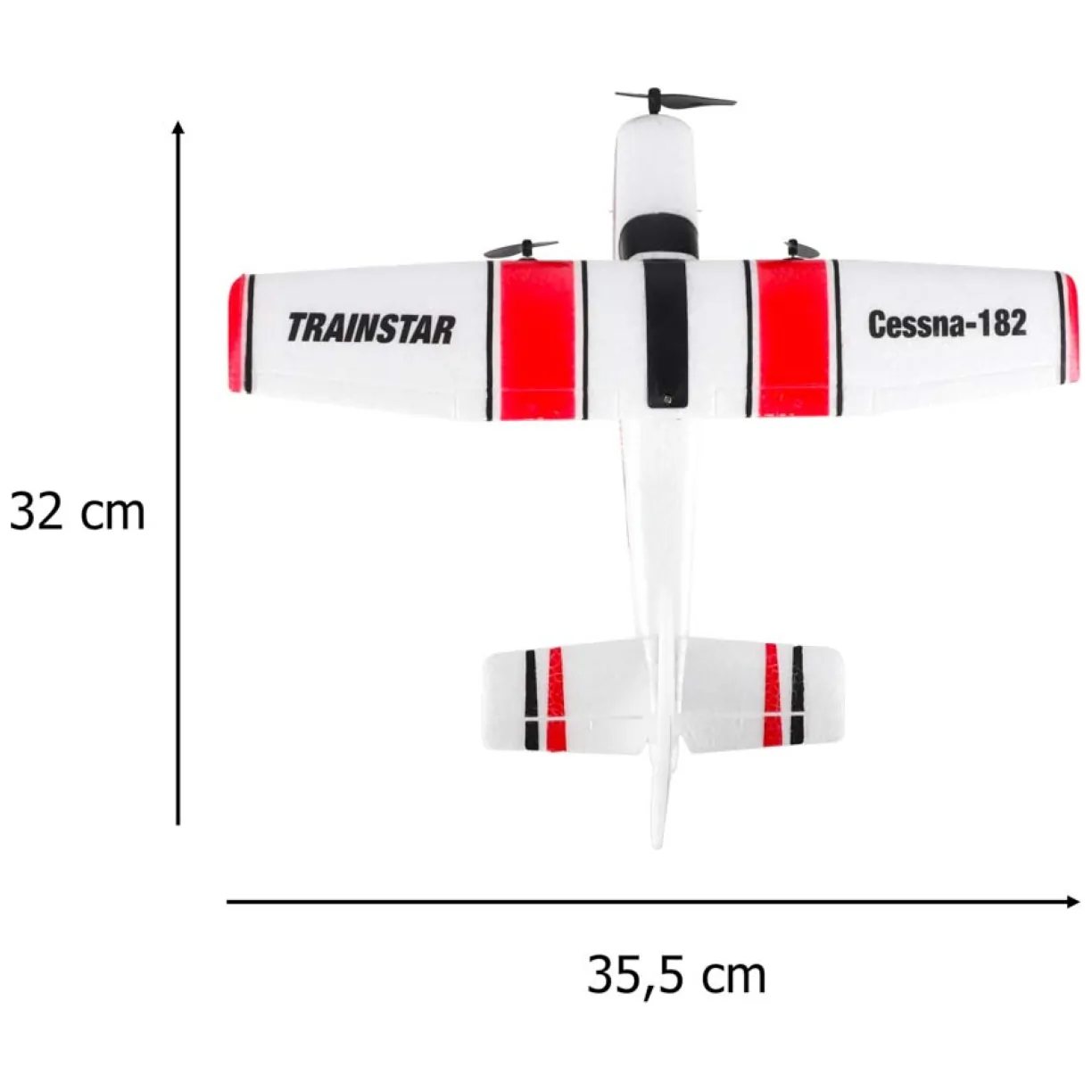 Zdalnie sterowany szybowiec Cessna 182 - samolot akrobacyjny 2,4 GHz z ręcznym startem - obrazek 14