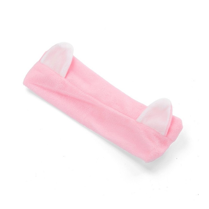 Opaska kosmetyczna uszka ozdobna na gumce O321R - obrazek 3