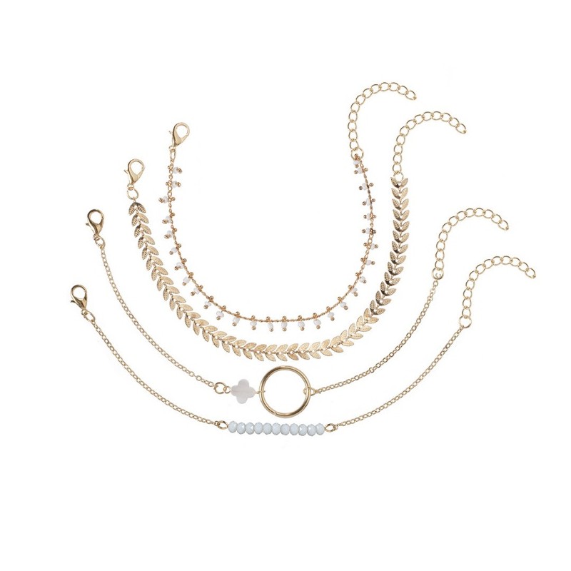 Zestaw 4w1 bransoletki BOHO B479 - obrazek 2