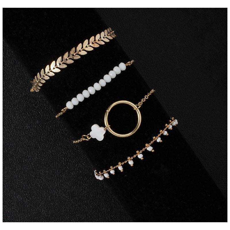 Zestaw 4w1 bransoletki BOHO B479 - obrazek 3