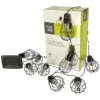 Lampki ogrodowe solarne żarówki girlanda loft 10LED