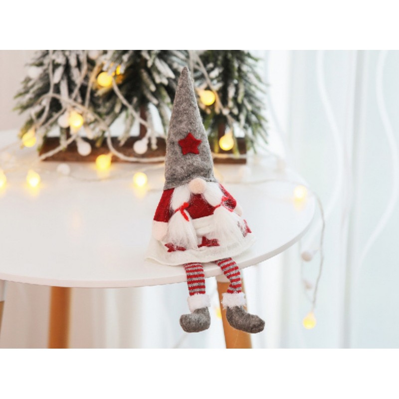 KRASNAL ŚWIĄTECZNY BOŻE NARODZENIE 32 cm Z PLUSZU KSN07SZ - obrazek 2