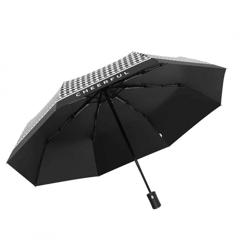 PARASOL UMBRELLA AUTOMAT PEPITKA CZARNA PAR09WZ1 - obrazek 3