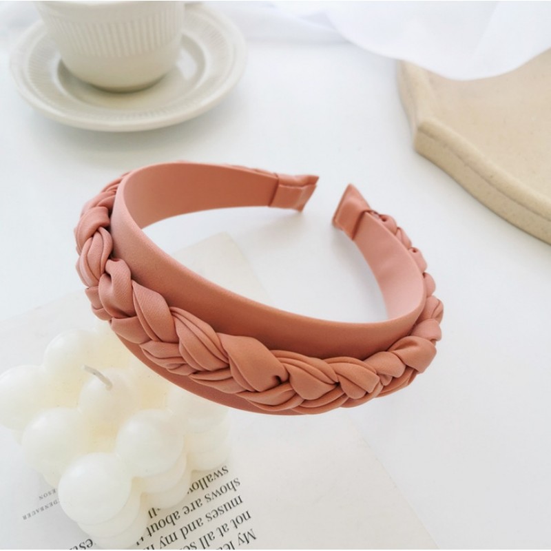 OPASKA DO WŁOSÓW Pleciona O410K - obrazek 2