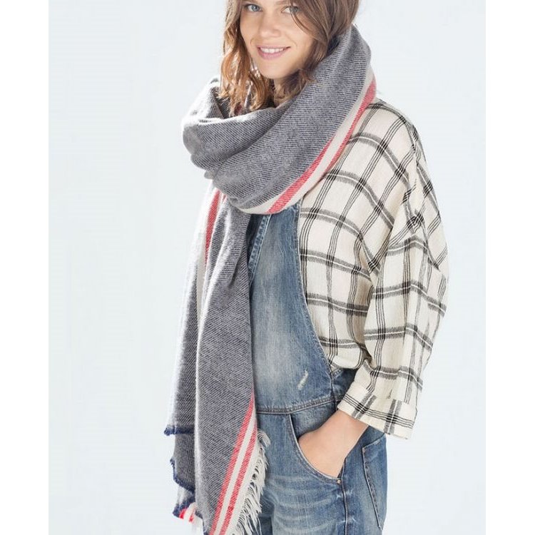 Szal Chusta ombre z morelą SZALS2