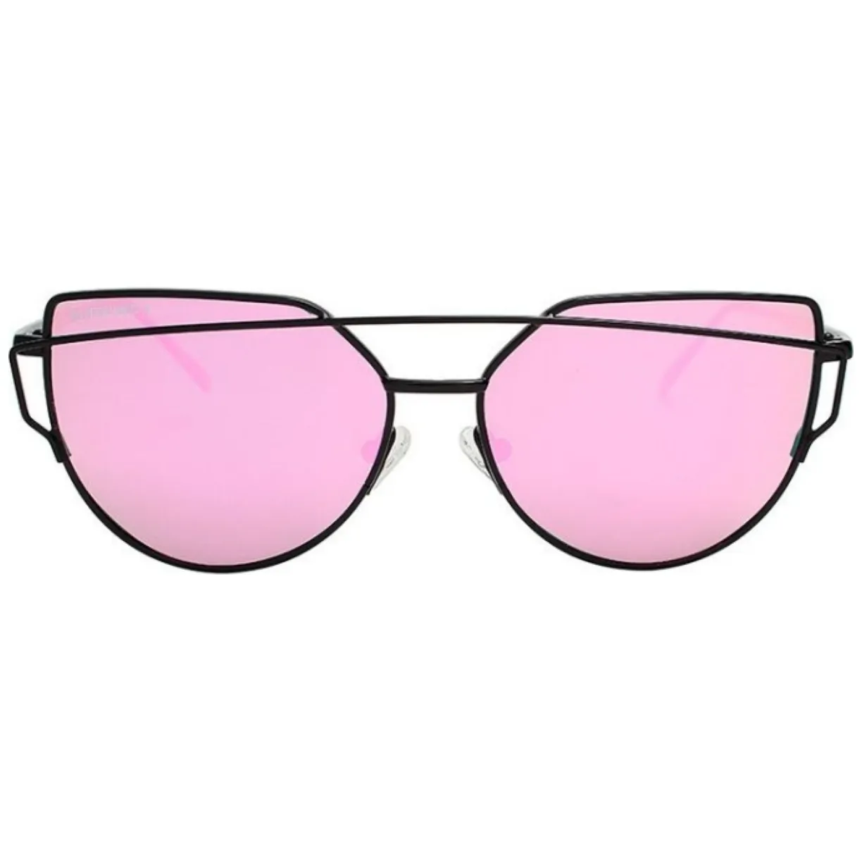 Okulary przeciwsłoneczne GLAM ROCK FASHION Lustrzanki Różowe OK21WZ21