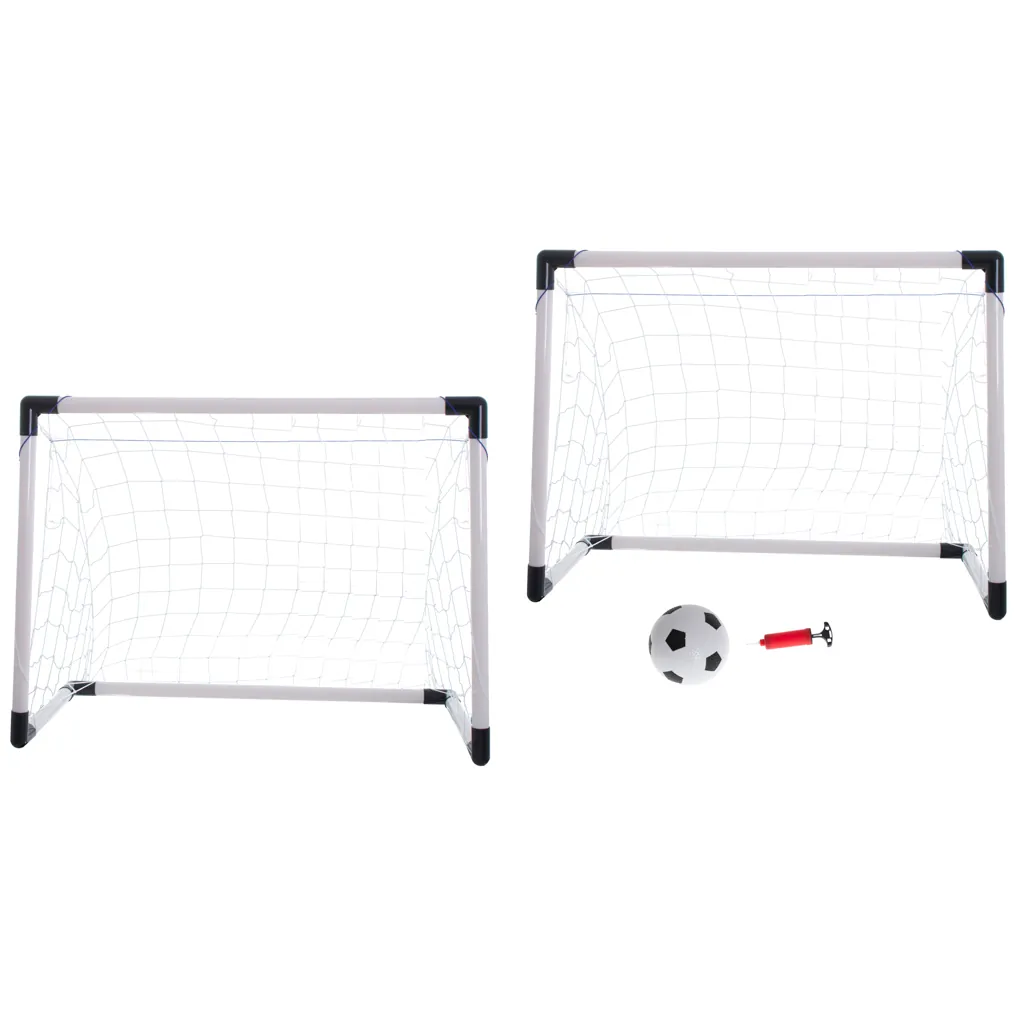 Bramka piłkarska dla dzieci 2w1 185x120 cm z piłką i pompką - obrazek 6