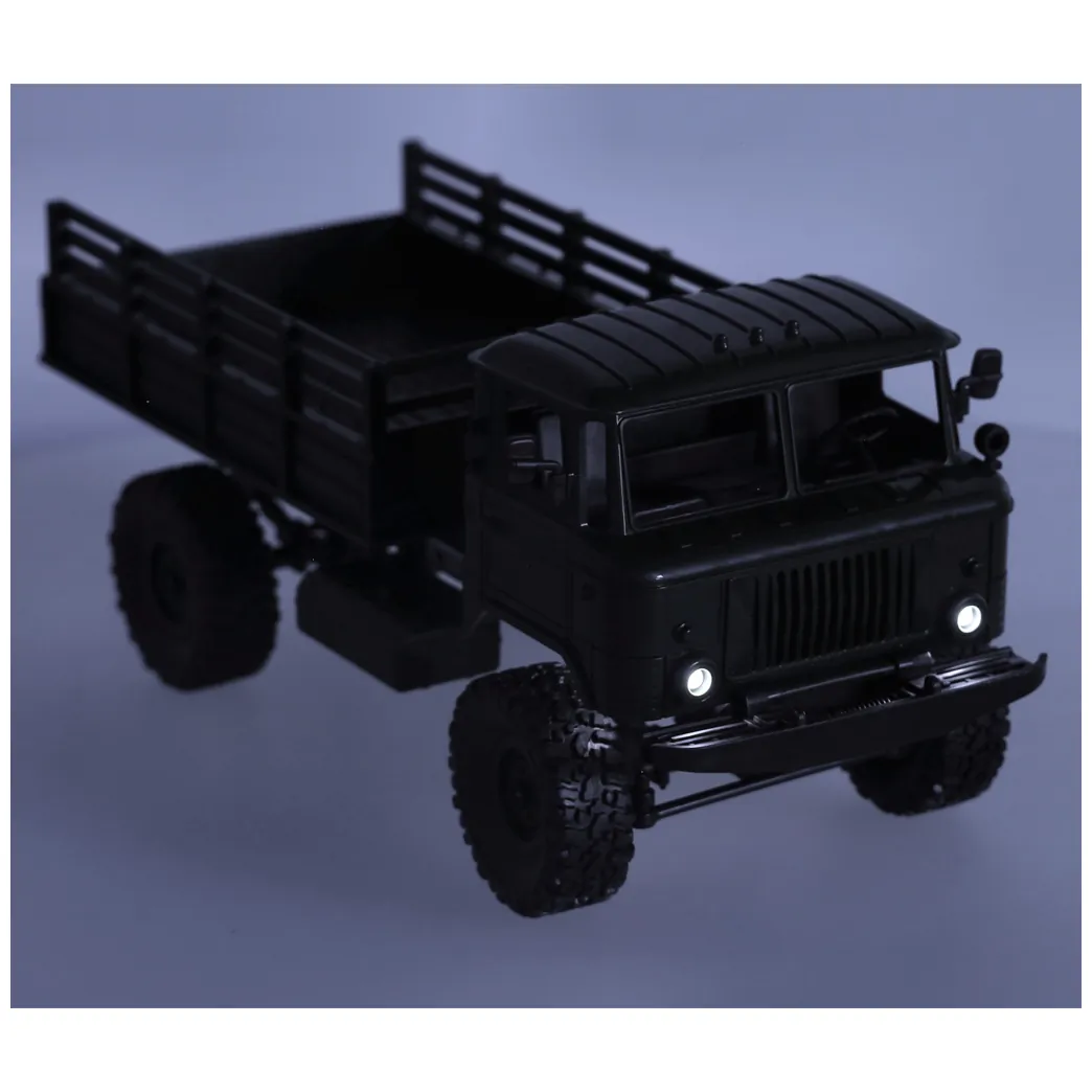 Zdalnie sterowana ciężarówka wojskowa off-road 4WD z światłami LED - obrazek 7