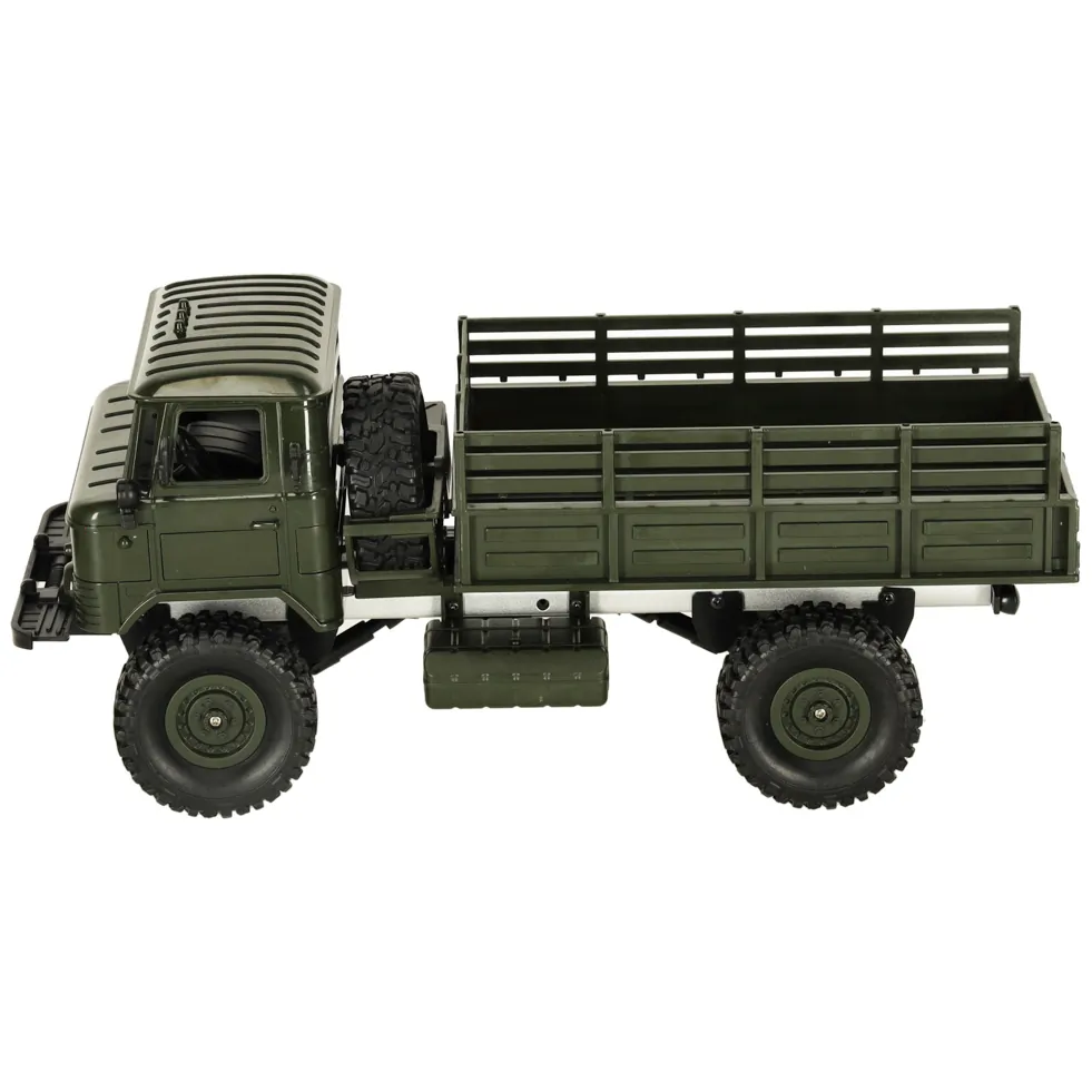 Zdalnie sterowana ciężarówka wojskowa off-road 4WD z światłami LED - obrazek 9