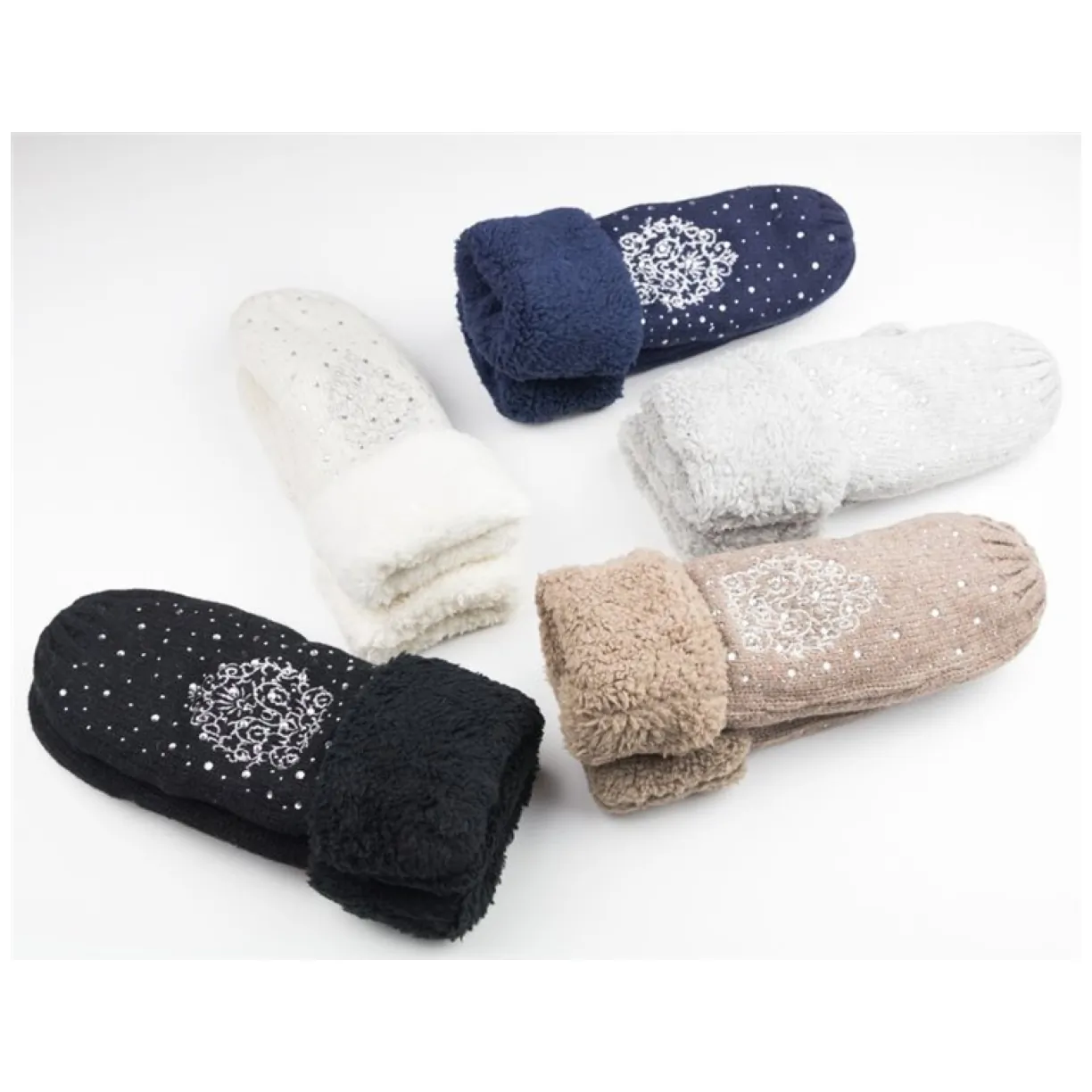 RĘKAWICZKI FROZEN KREMOWE - obrazek 5