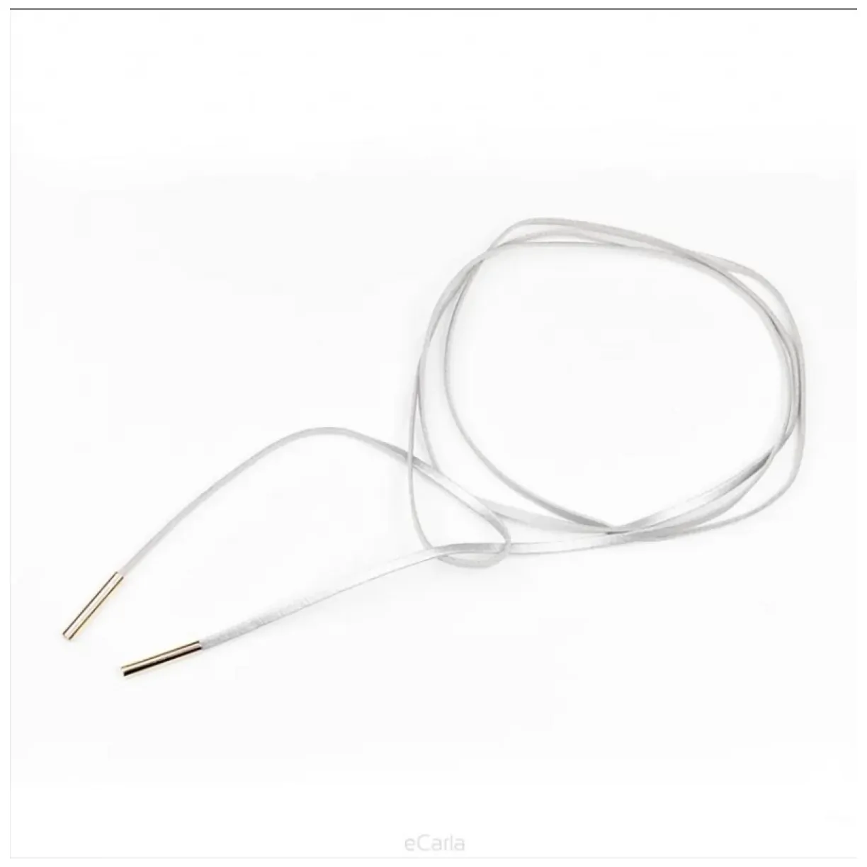 NASZYJNIK SZARY CHOKER TASIEMKA AKSAMITKA ZŁOTO