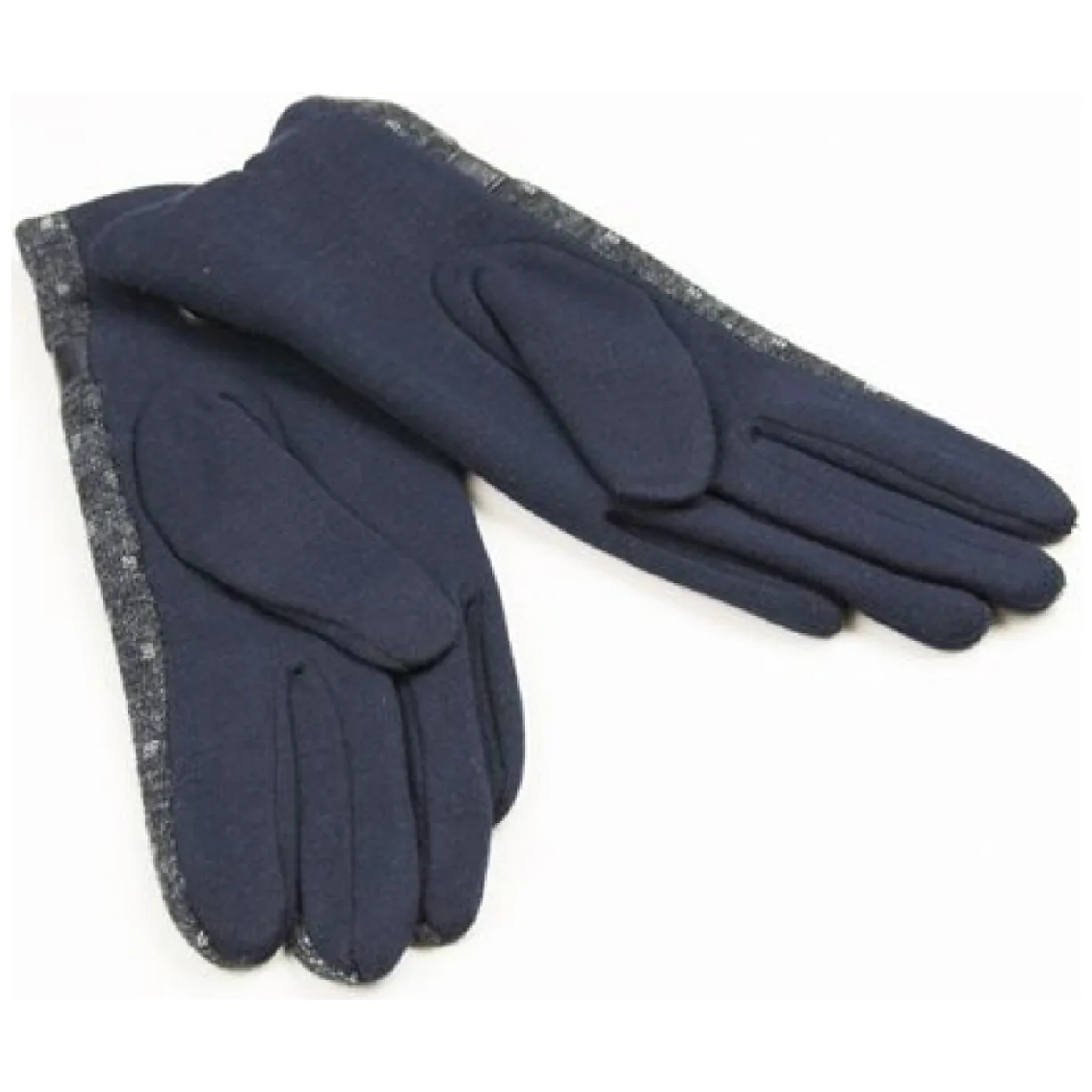 RĘKAWICZKI Z KLAMERKĄ GRANATOWE REK16, Rozmiar: - obrazek 5