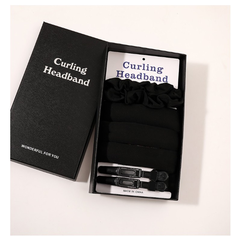 Lokówka do kręcenia włosów loków wałek papiloty w pudełku czerń O460CZ - obrazek 2