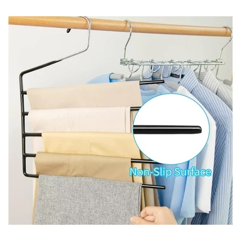 Wieszak, uchwyt, haczyk na spodnie szaliki 5 par do szafy 1 SZT U23 - obrazek 4