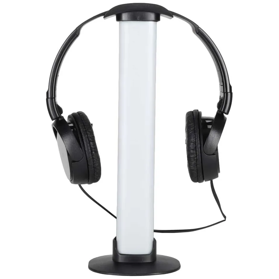 Czarne lampki gamingowe LED RGB na biurko zestaw 2 sztuk z pilotem i uchwytem - obrazek 6
