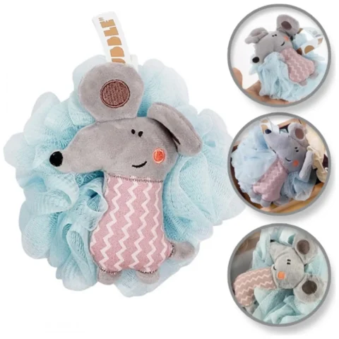 Szczotka gąbka do mycia ciała SWEETY na mokro XL 15cm GB15N