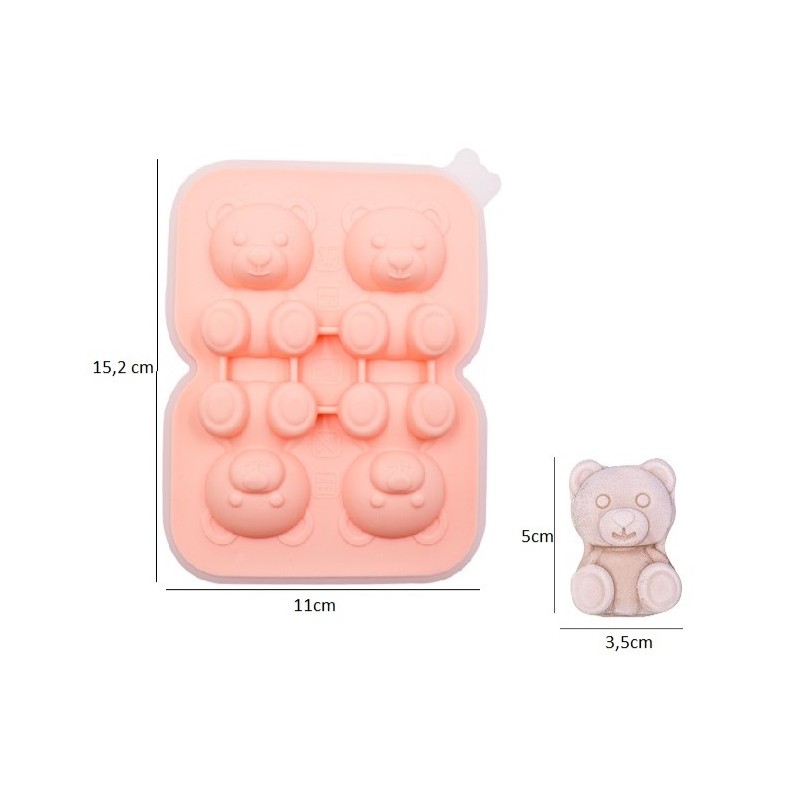 Foremki silikonowe do kostek lodów 4 MISIE FNL07 - obrazek 10