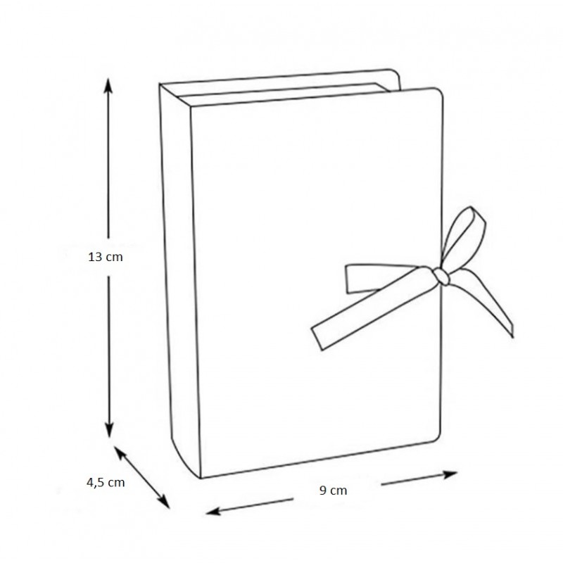 Pudełko PREZENTOWE ozdobne zielone, MERRY CHRISTMAS z kokardą 13x9x4,5 cm OPO33 - obrazek 6