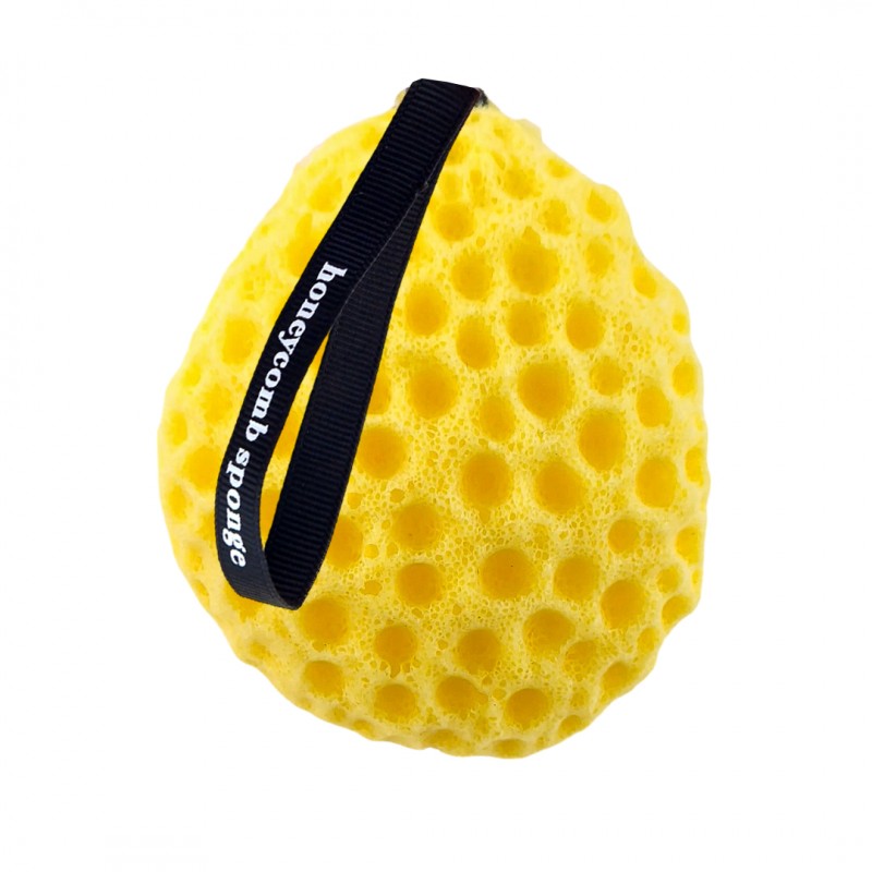 Gąbka Plaster miodu do mycia ciała na mokro 10 cm delikatny peeling GB03 - obrazek 2