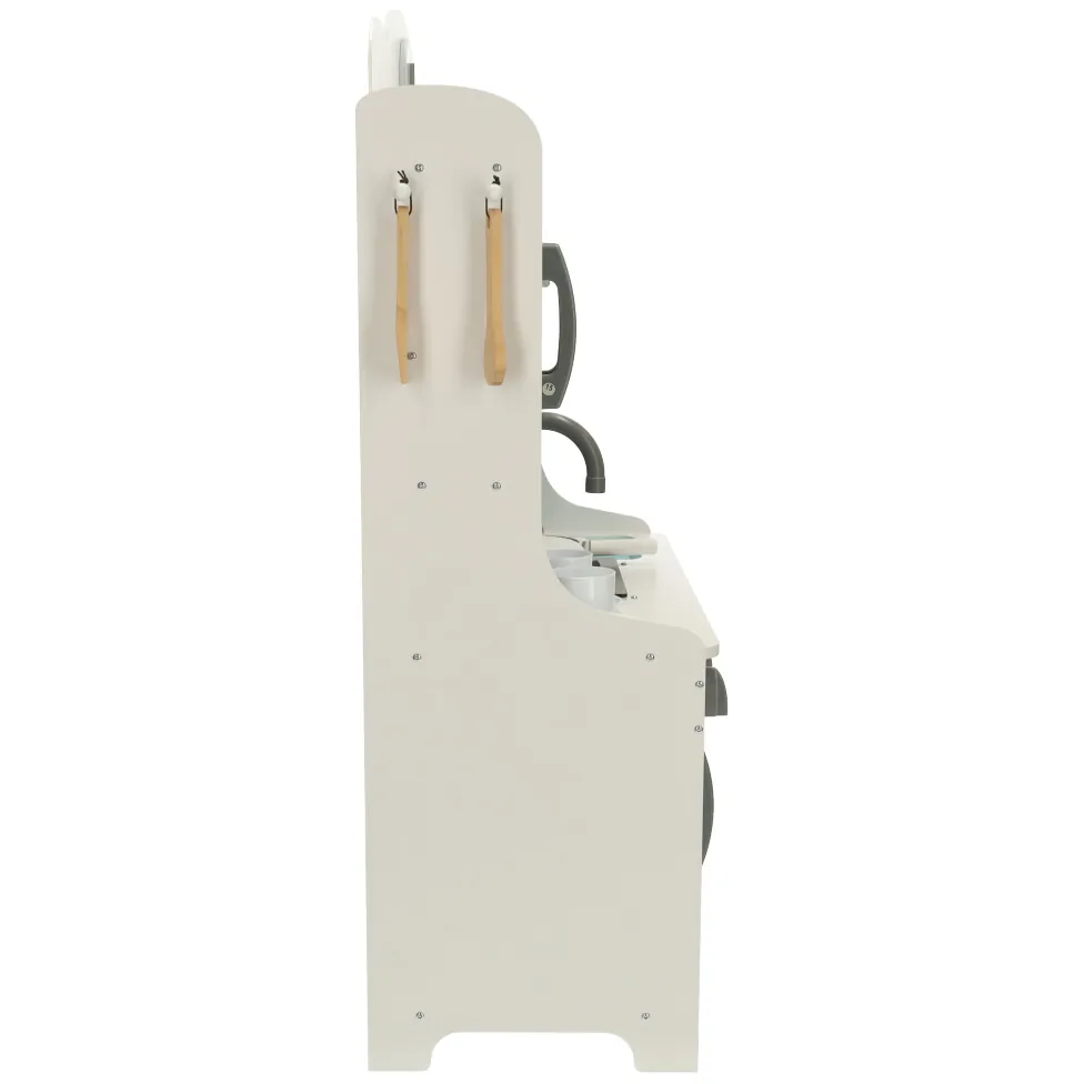 Drewniana kuchnia dla dzieci MDF z ekspresem i akcesoriami 85 cm - obrazek 12