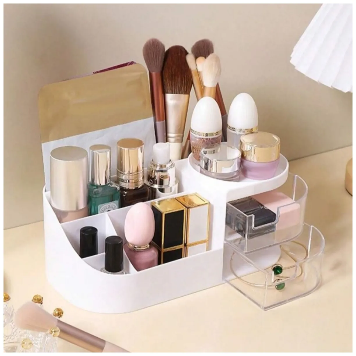 Wielofunkcyjny organizer z szufladkami 26,5x10x14,5 cm CB47 - obrazek 4