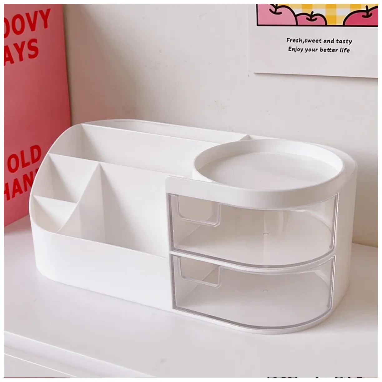 Wielofunkcyjny organizer z szufladkami 26,5x10x14,5 cm CB47 - obrazek 5
