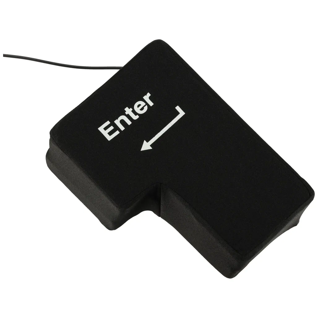 Poduszka antystresowa klawisz Enter XL na biurko do uderzania USB - obrazek 6